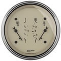 3-3/8" Dual Gauge, 100 Psi/0-90 Ω, Antique Beige