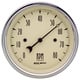 3-3/8" In-Dash Drehzahlmesser, 0-8,000 Rpm, Antique Beige