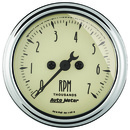2-1/16" In-Dash Drehzahlmesser, 0-7,000 Rpm, Antique Beige