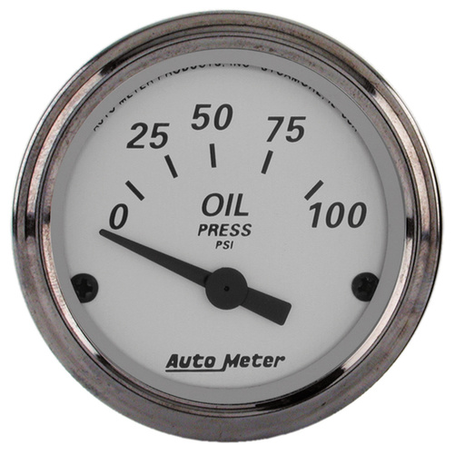2-1/16" Öldruck, 0-100 Psi, American Platinum