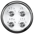 5" Vierfachanzeige, 100 Psi/100-250 °F/8-18v/0-90 Ω, Prestige Pearl