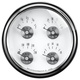 5" Vierfachanzeige, 100 Psi/100-250 °F/8-18v/0-90 Ω, Prestige Pearl