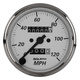 3-1/8" Drehzahlmesser, 0-120 Mph, American Platinum