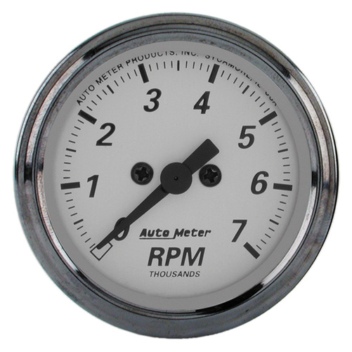 2-1/16" In-Dash Drehzahlmesser, 0-7,000 Rpm, American Platinum