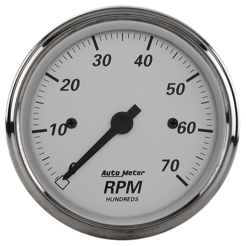 3-1/8" In-Dash Drehzahlmesser, 0-7,000 Rpm, American Platinum