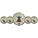 5-teiliges Messgeräte-Kit, 3-3/8" & 2-1/16", Elec. Speedo W/Lcd Odo, Prestige Antq. Ivory