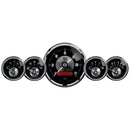 5-teiliges Messgeräte-Kit, 3-3/8" & 2-1/16", Elec. Speedo W/Lcd Odo, Prestige Blk. Diamond