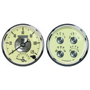 2-teiliges Messgeräte-Kit, 5" Quad & Tach/Speedo, 240-33 Ω, Prestige Antq. Ivory