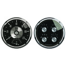 2-teiliges Messgeräte-Kit, 5" Quad & Tach/Speedo, 240-33 Ω, Prestige Blk. Diamond