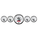 5-teiliges Messgeräte-Kit, 3-3/8" & 2-1/16", Elec. Speedo W/ Lcd Odo, Prestige Pearl