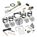 5-teiliges Messgeräte-Kit, 3-3/8" & 2-1/16", Elec. Speedo W/ Lcd Odo, Prestige Pearl