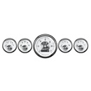 5-teiliges Messgeräte-Kit, 3-3/8" & 2-1/16", Elec. Speedo W/ Wheel Odo, Prestige Pearl