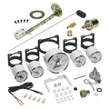 5-teiliges Messgeräte-Kit, 3-3/8" & 2-1/16", Elec. Speedo W/ Wheel Odo, Prestige Pearl