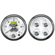 2-teiliges Messgeräte-Kit, 5" Quad & Tach/Speedo, 240-33 Ω, Prestige Pearl