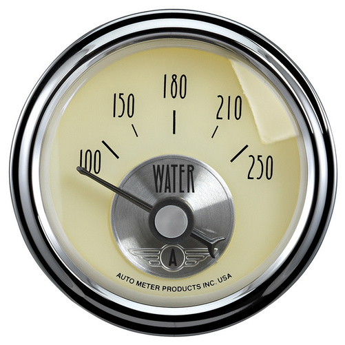 2-1/16" Wassertemperatur, 100-250 °F, Prestige Antique Ivory