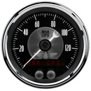 3 3/8", Drehzahlmesser, 140 Mph, Gps, Prestige Blk. Diamond