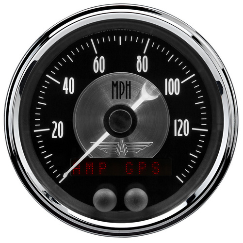 3 3/8", Drehzahlmesser, 140 Mph, Gps, Prestige Blk. Diamond