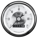 3-3/8" Drehzahlmesser, 0-120 Mph, Prestige Pearl