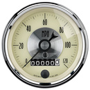 3-3/8" Drehzahlmesser, 0-120 Mph, Prestige Antique Ivory