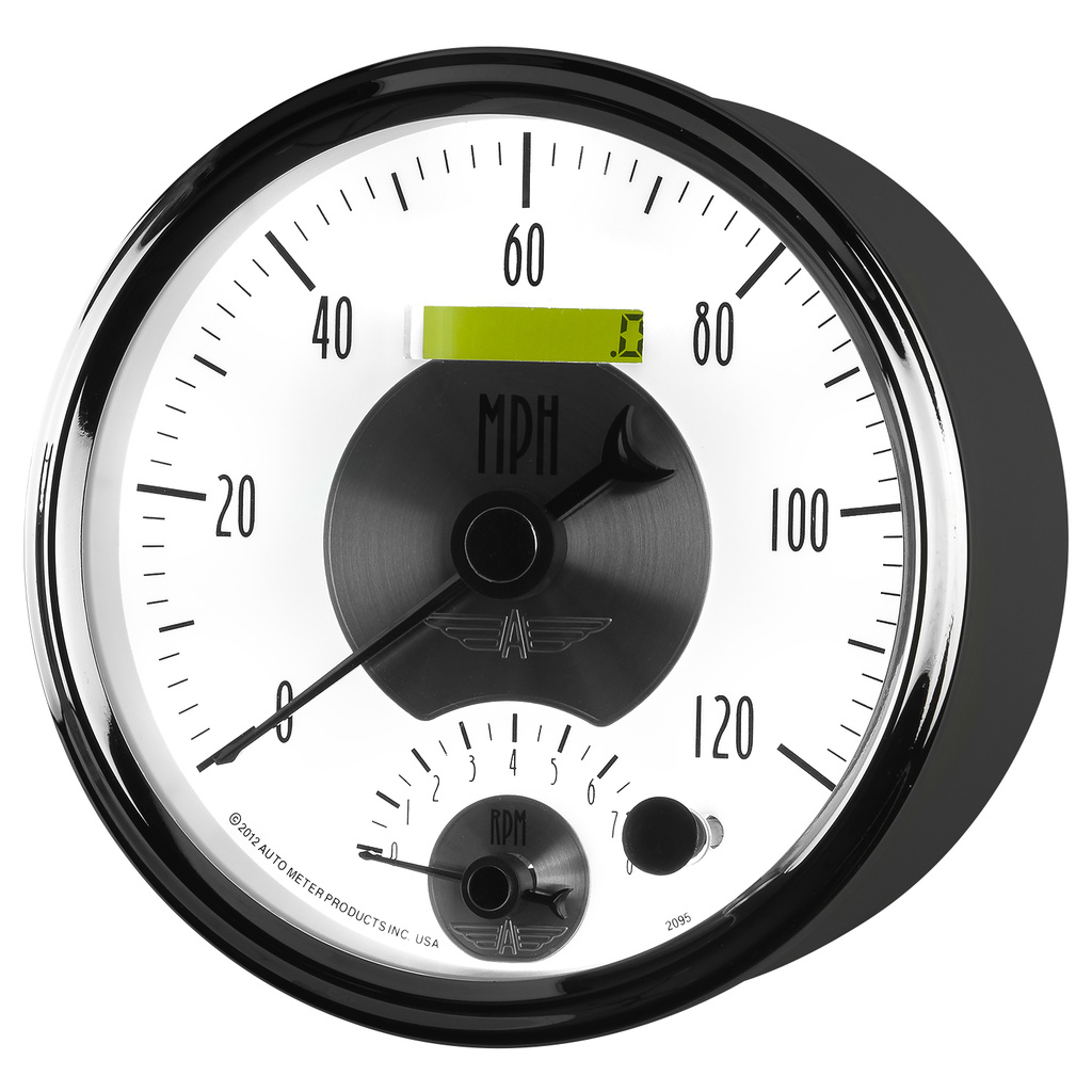 5" Drehzahlmesser/Drehzahlmesser Combo, 8k Rpm/120 Mph, Prestige Pearl