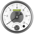 5" Drehzahlmesser/Drehzahlmesser Combo, 8k Rpm/120 Mph, Prestige Pearl