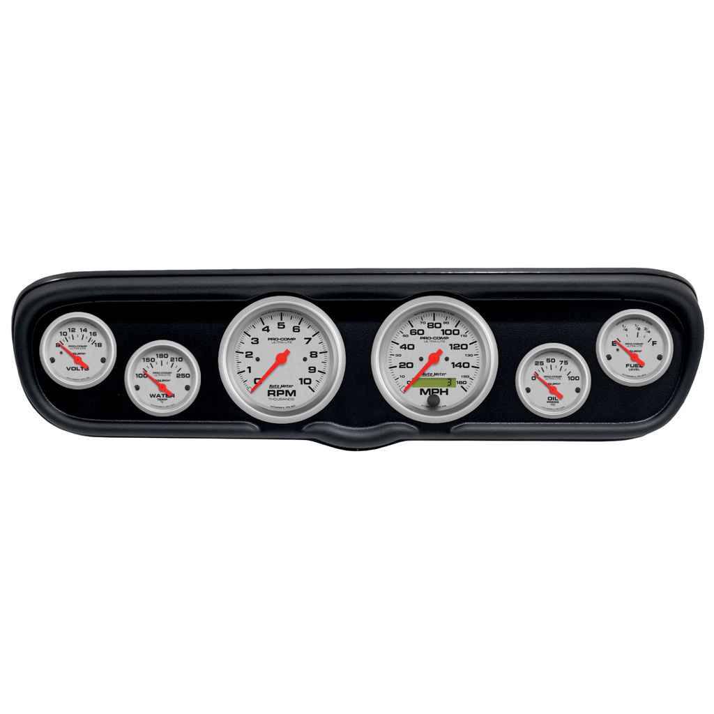 6-Instrumente Direktmontage-Armaturenbrett-Kit, Ford Mustang 66, Sport-Comp Ii