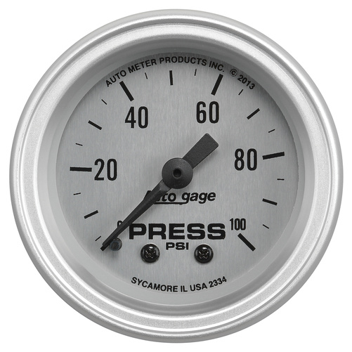2-1/16" Öldruck, 0-100 Psi, Auto Gage