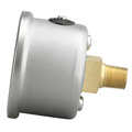 1-1/2" Druck, 0-100 Psi, Silver