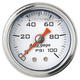 1-1/2" Druck, 0-100 Psi, White