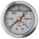 1-1/2" Druck, 0-60 Psi, Silver