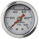 1-1/2" Druck, 0-100 Psi, Silver