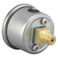 1-1/2" Druck, 0-15 Psi, Black