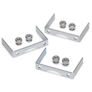 Gauge Bracket Kit, 2-5/8", Aluminum, Qty 3