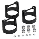 Gauge Bracket Kit, 2-1/16", Black Composite, Qty 3