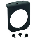 Messgeräte-Montageplatte, Single, 2-1/16", Black, Aluminum