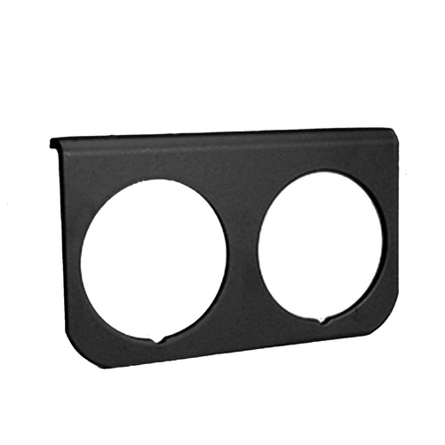 Messgeräte-Montageplatte, Dual, 2-1/16", Black, Aluminum