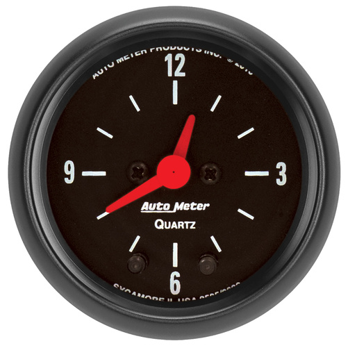 2-1/16" Uhr, 12-Stunden, Z-Series