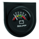 1-1/2-1/16" Voltmeter, 8-18v, Auto Gage