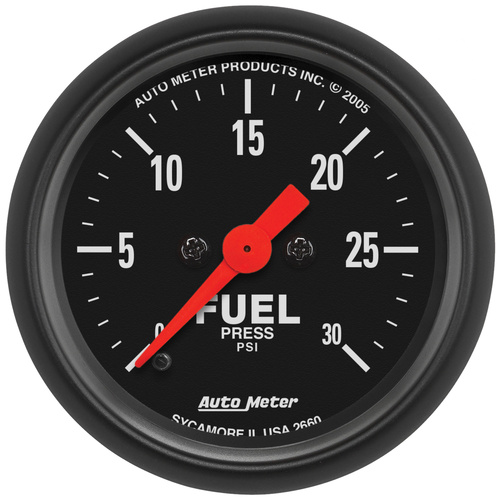 2-1/16" Kraftstoffdruck, 0-30 Psi, Z-Series