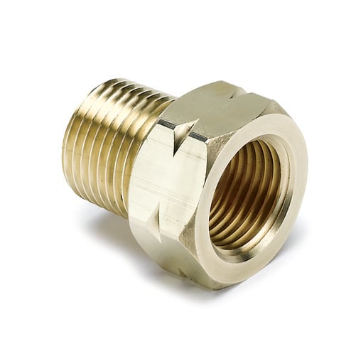 Fitting, Adapter, 3/8" Npt Male, Brass, For Auto Gage Mech. Temp.