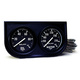 Instrumentenkonsole, Öldruck/Wassertemperatur, 2-1/16", 100 Psi/280 °F, Blk Dial, Blk Bzl, Autogage