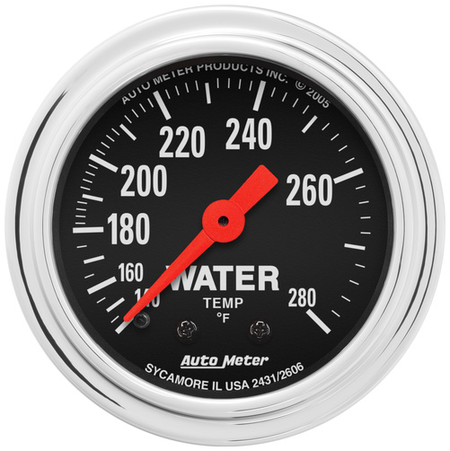 2-1/16" Wassertemperatur, 140-280 °F, Traditional Chrome