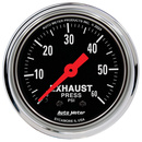 2-1/16" Abgasdruck, 0-60 Psi, Traditional Chrome