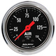 2-1/16" Air Druck, 0-150 Psi, Traditional Chrome