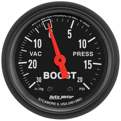 2-1/16" Boost/Vakuum, 30 In Hg/20 Psi, Z-Series