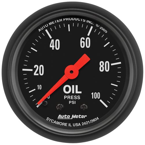 2-1/16" Öldruck, 0-100 Psi, Z-Series