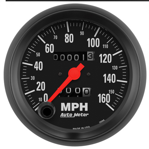 3-3/8" Drehzahlmesser, 0-160 Mph, Z-Series