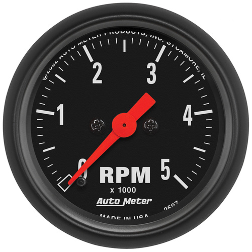 2-1/16" In-Dash Drehzahlmesser, 0-5,000 Rpm, Z-Series