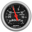 2-1/16" Boost/Vakuum, 30 In Hg/20 Psi, Sport-Comp