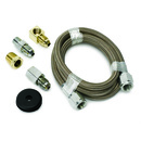 Line, Braided Stainless Steel, #4 Dia., 3ft. Length, -4an And 1/8" Nptf Fittings